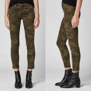 NWT BLANK NYC Reade Crop Army Skinny Jeans Size 27